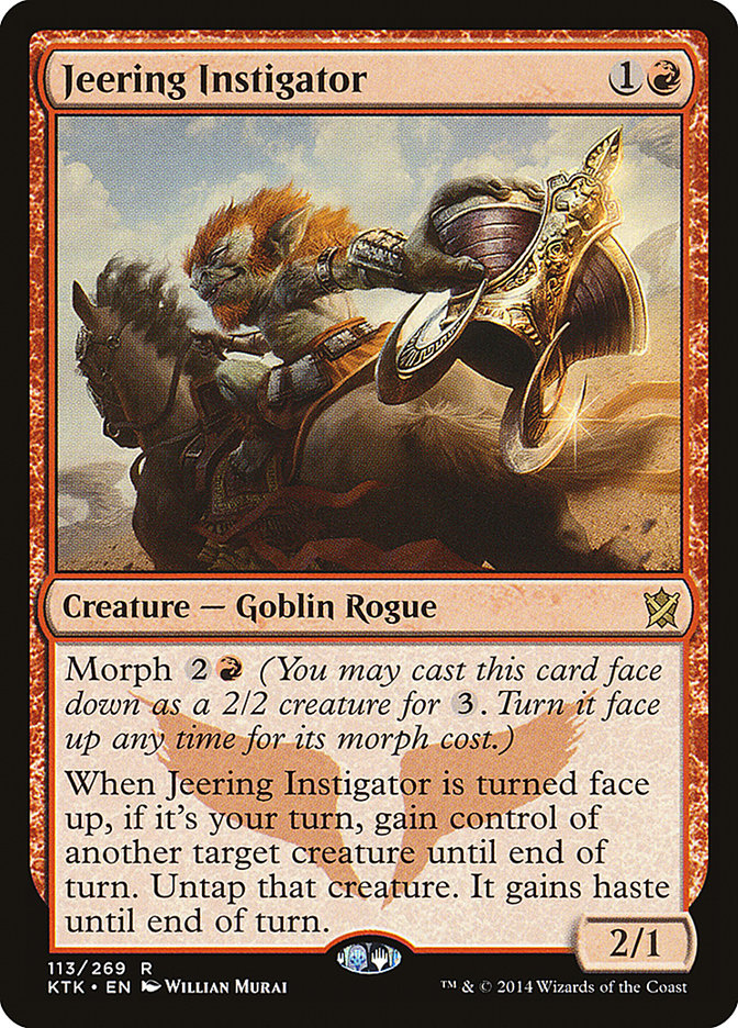 Jeering Instigator [Khans of Tarkir] Magic: The Gathering