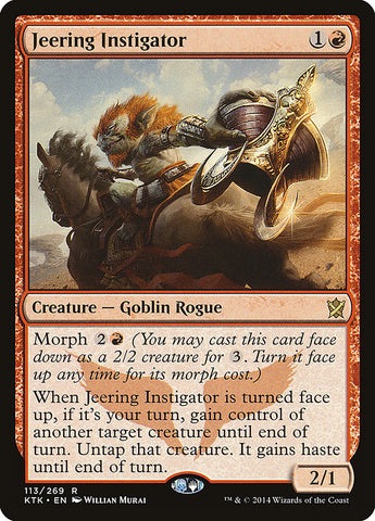 Jeering Instigator [Khans of Tarkir] Magic: The Gathering