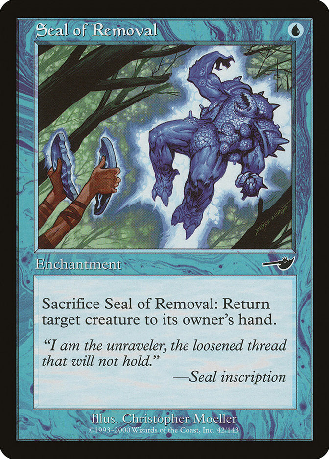 Seal of Removal [Nemesis] Magic: The Gathering