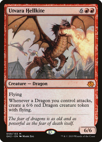 Utvara Hellkite [Ravnica Allegiance Guild Kit] Magic: The Gathering