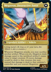 Megatron, Tyrant // Megatron, Destructive Force [Transformers] Magic: The Gathering