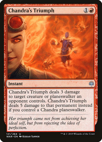 Chandra's Triumph [War of the Spark] Magic: The Gathering