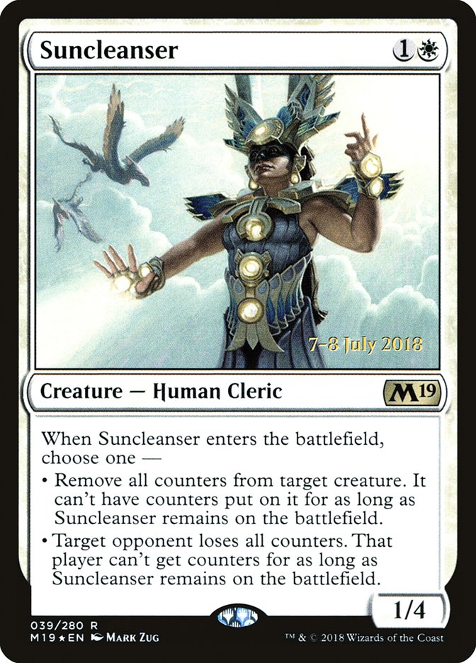 Suncleanser [Core Set 2019 Prerelease Promos] Magic: The Gathering