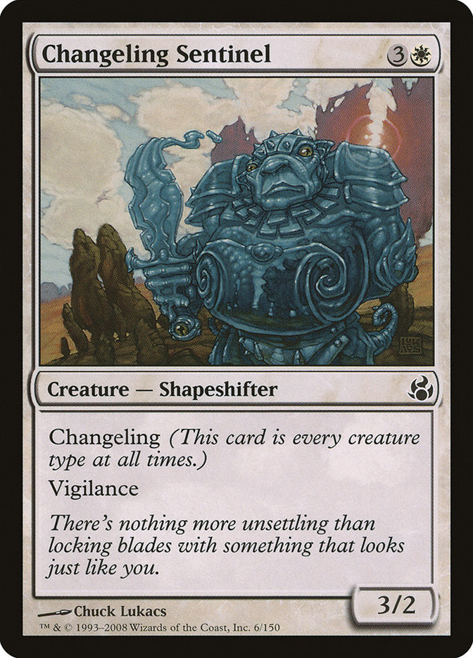 Changeling Sentinel [Morningtide] Magic: The Gathering
