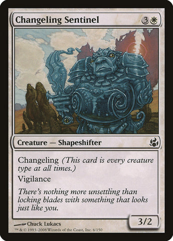 Changeling Sentinel [Morningtide] Magic: The Gathering