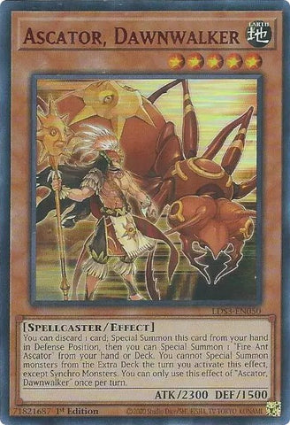 Ascator, Dawnwalker (Red) [LDS3-EN050] Ultra Rare Yu-Gi-Oh!