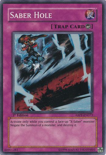 Saber Hole [ABPF-EN073] Super Rare Yu-Gi-Oh!