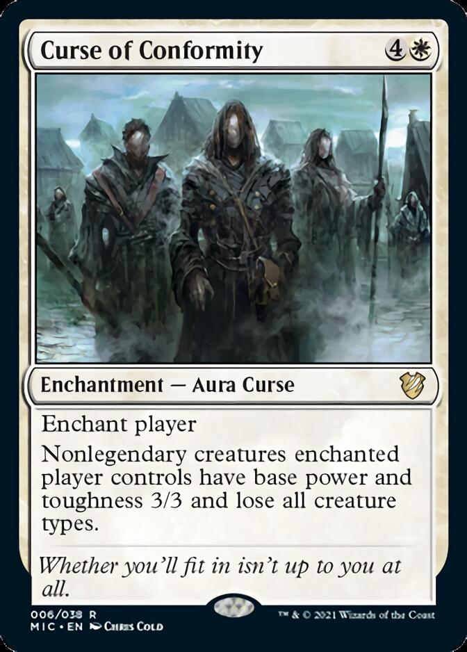 Curse of Conformity [Innistrad: Midnight Hunt Commander] Magic: The Gathering