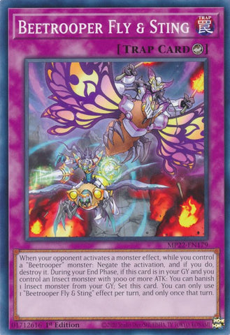 Beetrooper Fly & Sting [MP22-EN179] Common Yu-Gi-Oh!