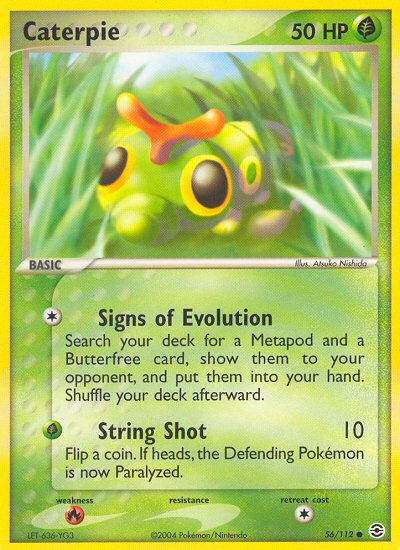 Caterpie (56/112) [EX: FireRed & LeafGreen] Pokémon