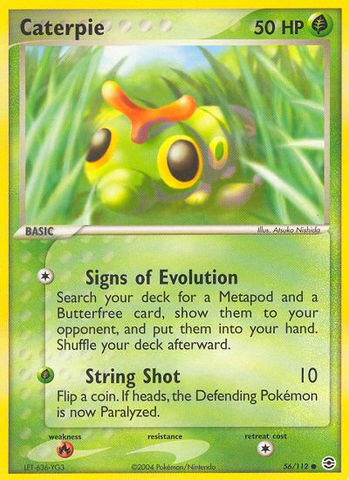 Caterpie (56/112) [EX: FireRed & LeafGreen] Pokémon