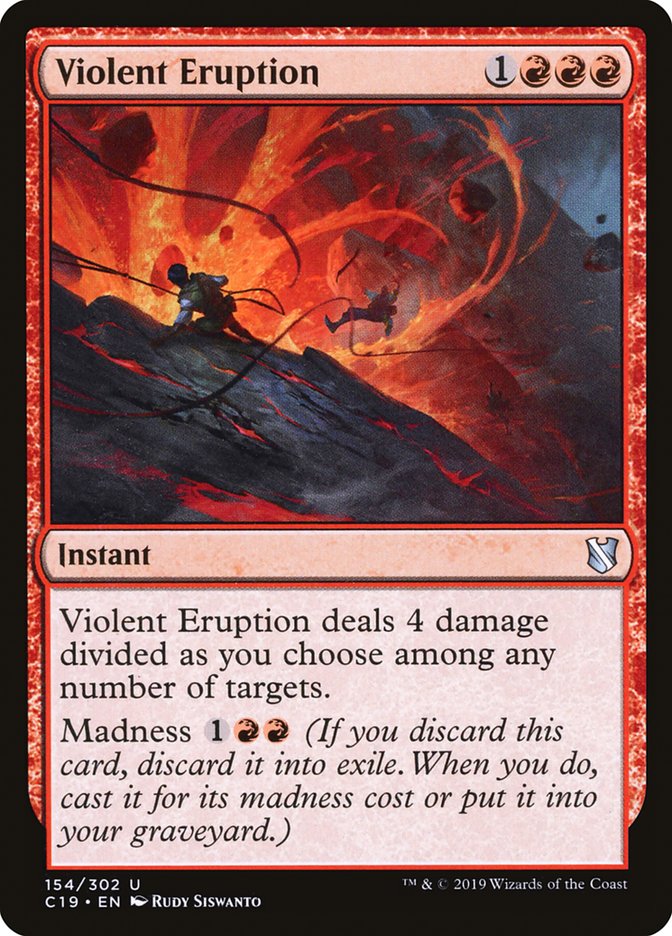 Violent Eruption [Commander 2019] Magic: The Gathering