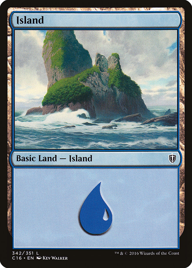 Island (342) [Commander 2016] Magic: The Gathering