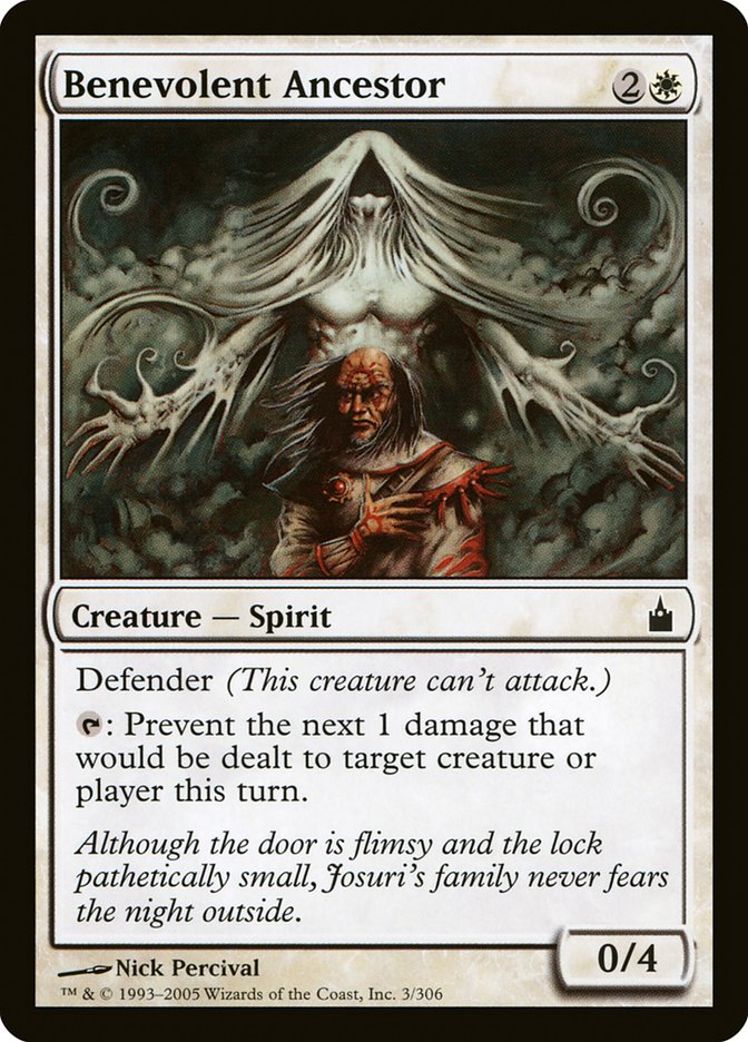 Benevolent Ancestor [Ravnica: City of Guilds] Magic: The Gathering