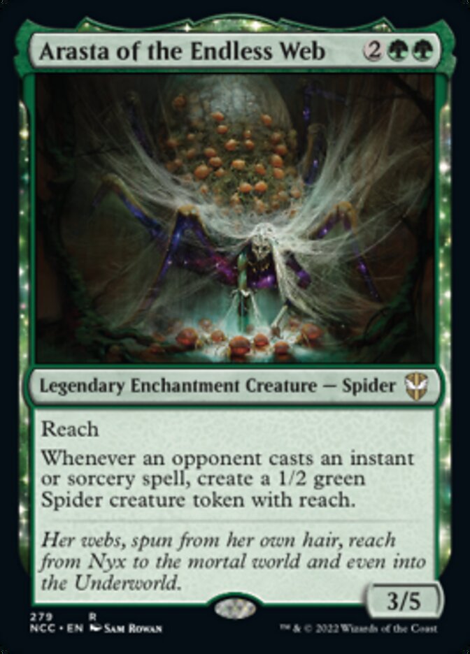Arasta of the Endless Web [Streets of New Capenna Commander] Magic: The Gathering