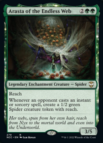 Arasta of the Endless Web [Streets of New Capenna Commander] Magic: The Gathering