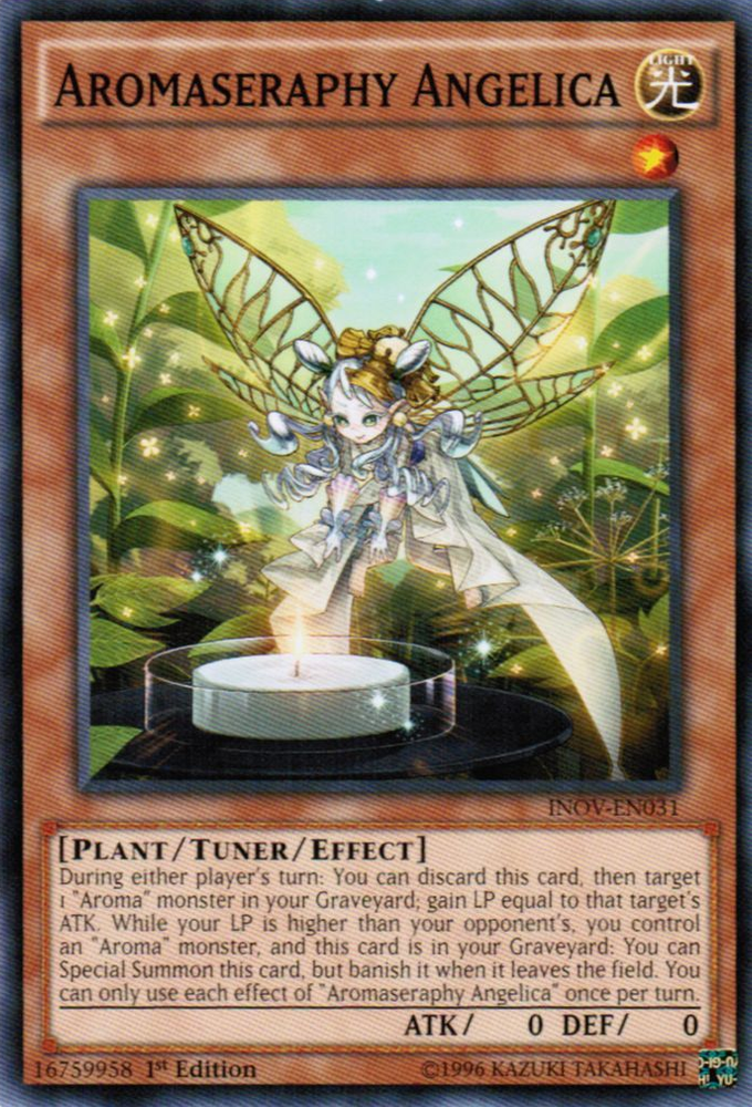 Aromaseraphy Angelica [INOV-EN031] Common Yu-Gi-Oh!