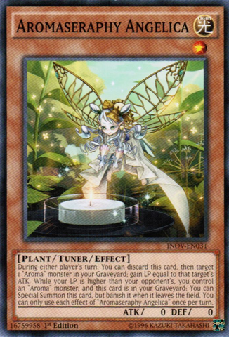 Aromaseraphy Angelica [INOV-EN031] Common Yu-Gi-Oh!