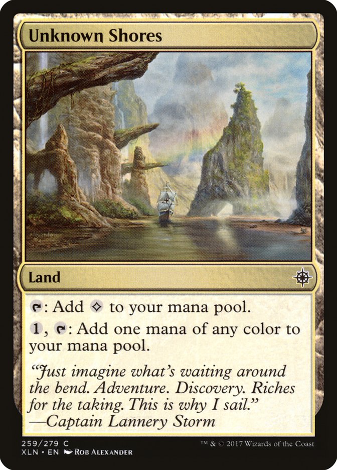 Unknown Shores [Ixalan] Magic: The Gathering