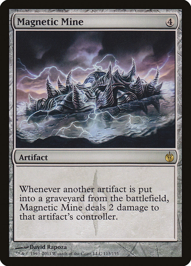 Magnetic Mine [Mirrodin Besieged] Magic: The Gathering