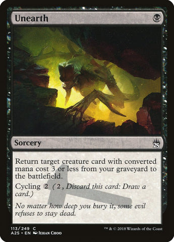 Unearth [Masters 25] Magic: The Gathering