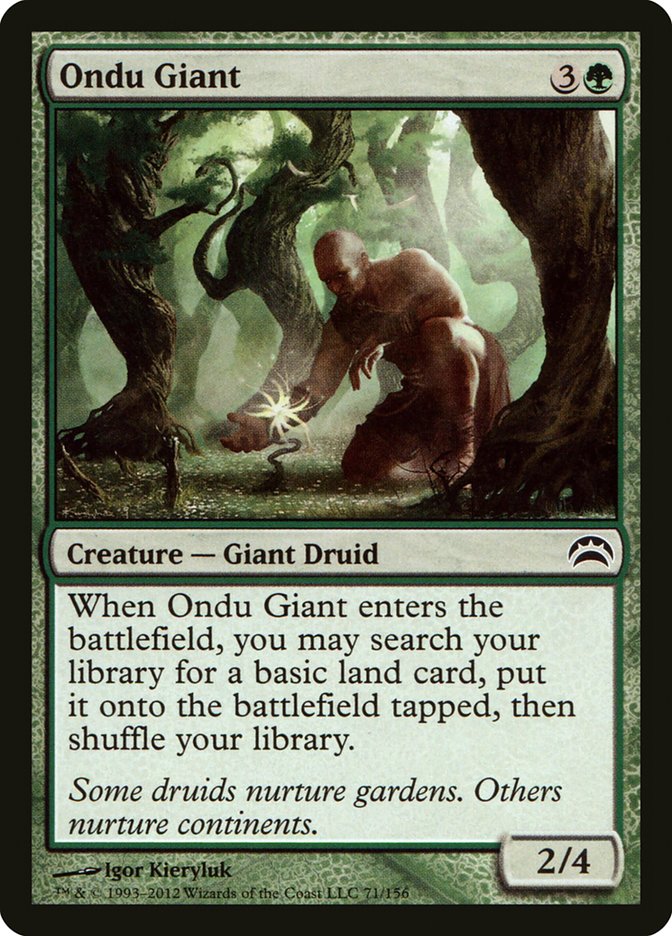 Ondu Giant [Planechase 2012] Magic: The Gathering