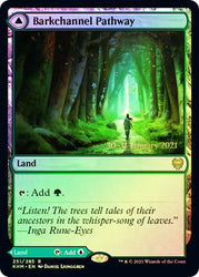 Barkchannel Pathway // Tidechannel Pathway [Kaldheim Prerelease Promos] Magic: The Gathering