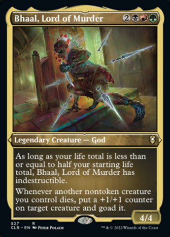 Bhaal, Lord of Murder (Foil Etched) [Commander Legends: Battle for Baldur's Gate] Magic: The Gathering