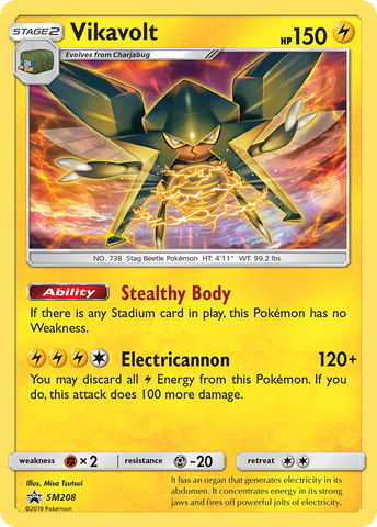 Vikavolt (SM208) [Sun & Moon: Black Star Promos] Pokémon