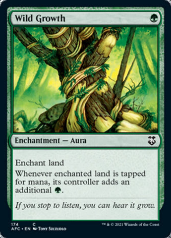 Wild Growth [Dungeons & Dragons: Adventures in the Forgotten Realms Commander] Magic: The Gathering