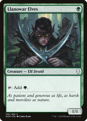 Llanowar Elves [Dominaria] Magic: The Gathering