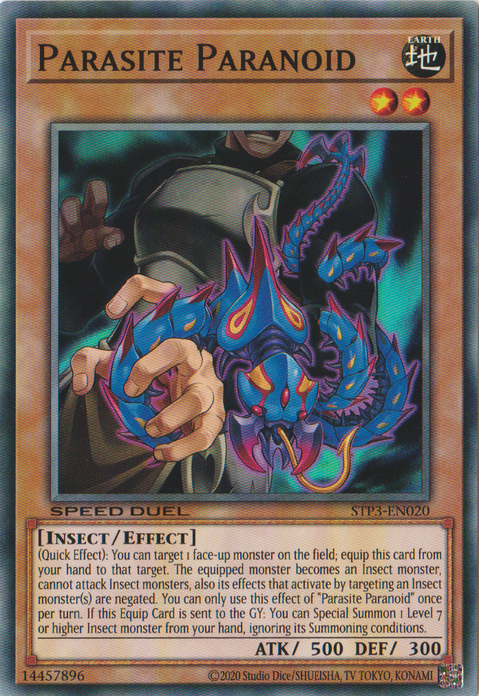 Parasite Paranoid [STP3-EN020] Common Yu-Gi-Oh!