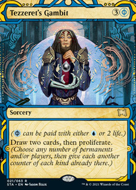 Tezzeret's Gambit [Strixhaven: School of Mages Mystical Archive] Magic: The Gathering