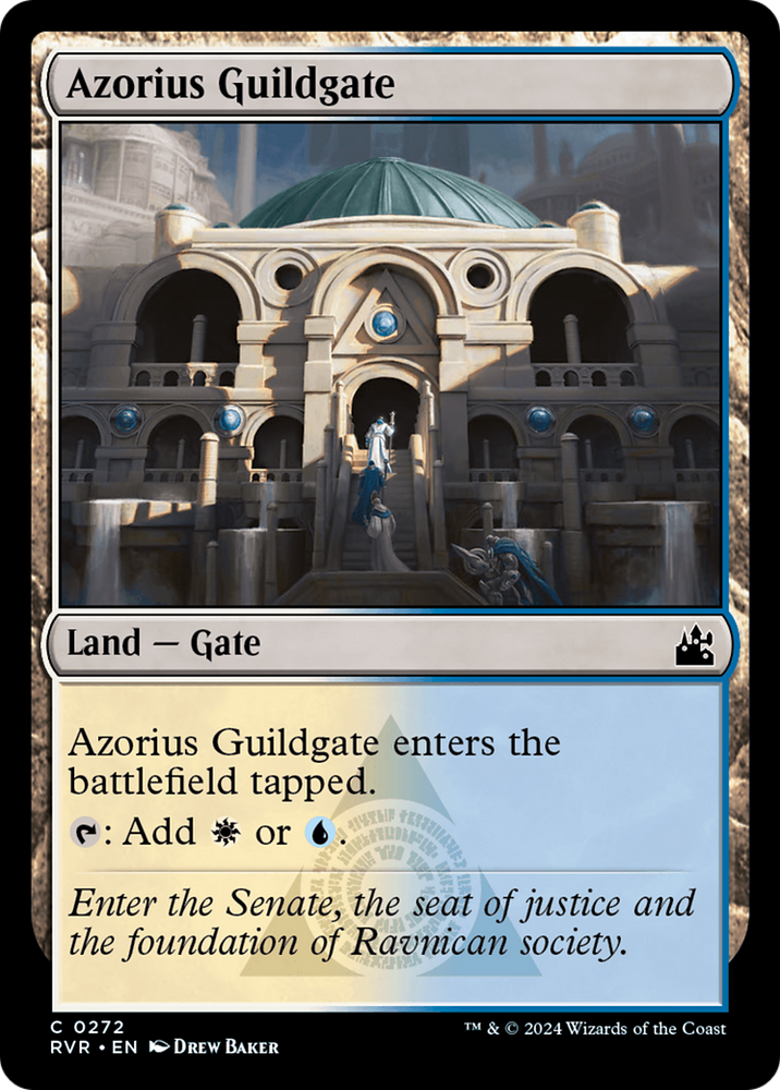 Azorius Guildgate [Ravnica Remastered] Magic: The Gathering