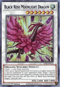 Black Rose Moonlight Dragon (Blue) [LDS2-EN112] Ultra Rare Yu-Gi-Oh!