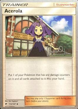 Acerola (112/147) (Infinite Force - Diego Cassiraga) [World Championships 2017] Pokémon