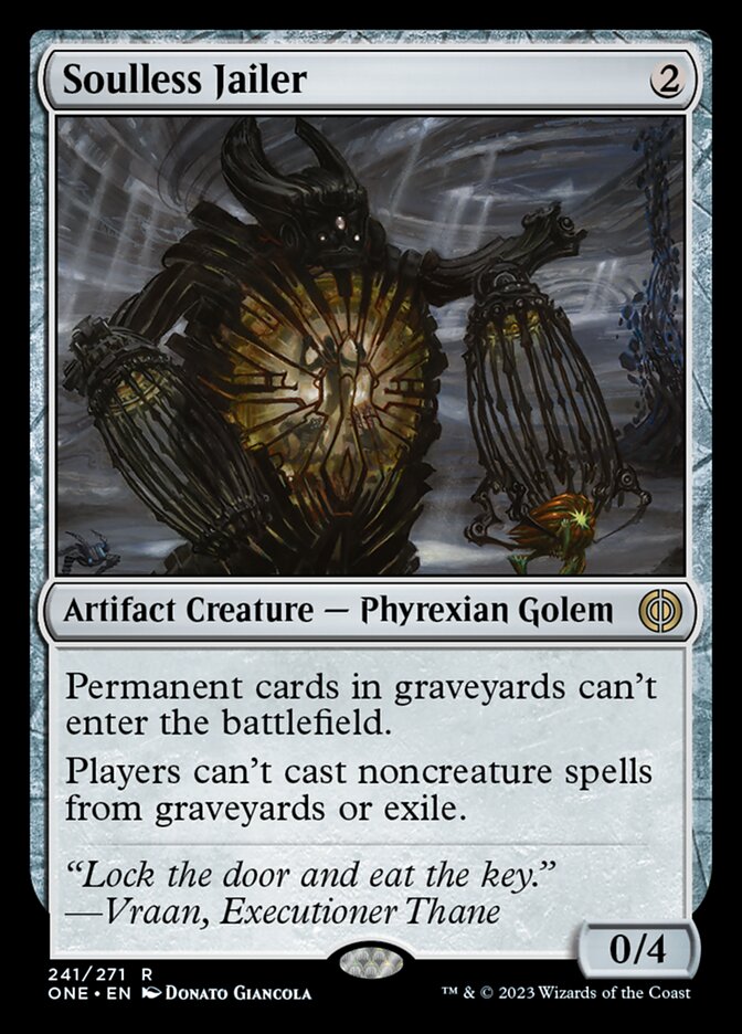 Soulless Jailer [Phyrexia: All Will Be One] Magic: The Gathering
