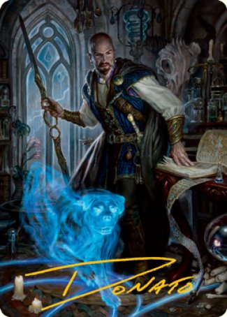 Mordenkainen Art Card (Gold-Stamped Signature) [Dungeons & Dragons: Adventures in the Forgotten Realms Art Series] Magic: The Gathering