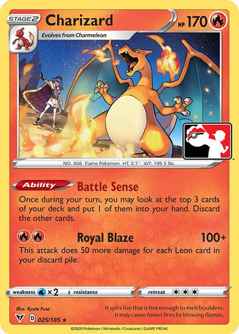 Charizard (025/185) [Prize Pack Series One] Pokémon