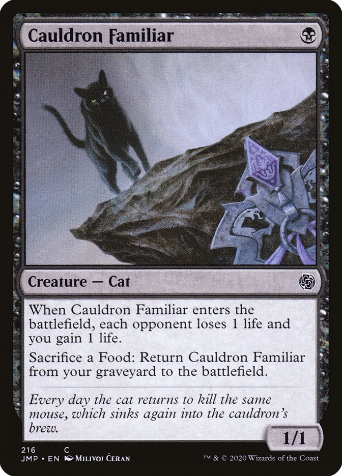 Cauldron Familiar [Jumpstart] Magic: The Gathering