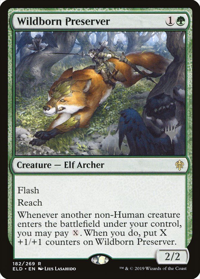 Wildborn Preserver (Promo Pack) [Throne of Eldraine Promos] Magic: The Gathering
