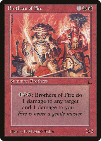 Brothers of Fire [The Dark] Magic: The Gathering