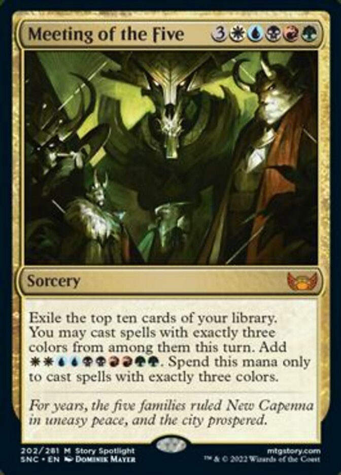 Meeting of the Five [Streets of New Capenna] Magic: The Gathering