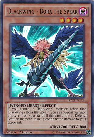 Blackwing - Bora the Spear [LC5D-EN111] Ultra Rare Yu-Gi-Oh!