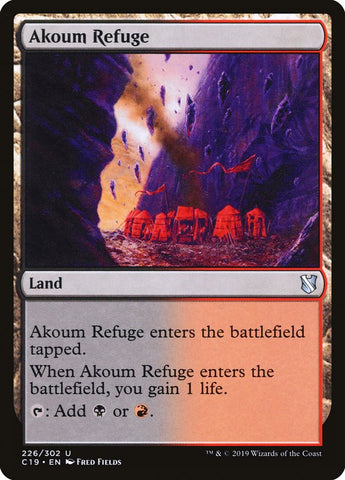 Akoum Refuge [Commander 2019] Magic: The Gathering