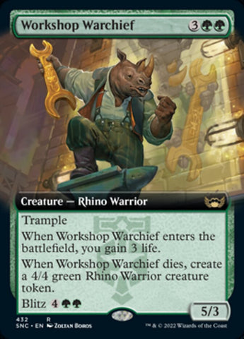 Workshop Warchief (Extended Art) [Streets of New Capenna] Magic: The Gathering