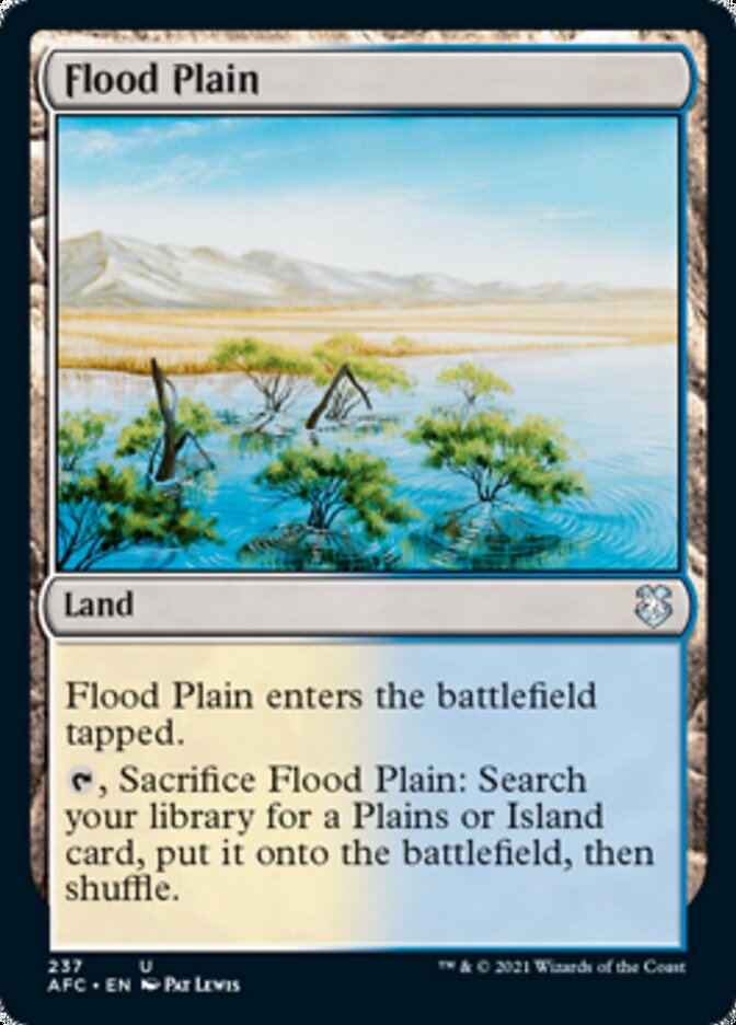 Flood Plain [Dungeons & Dragons: Adventures in the Forgotten Realms Commander] Magic: The Gathering