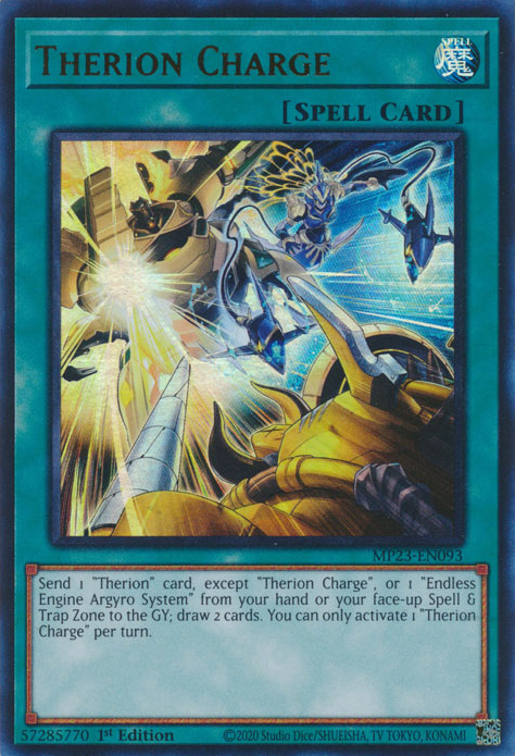 Therion Charge [MP23-EN093] Ultra Rare Yu-Gi-Oh!