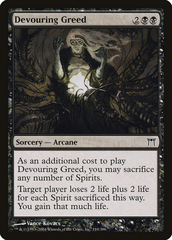 Devouring Greed [Champions of Kamigawa] Magic: The Gathering