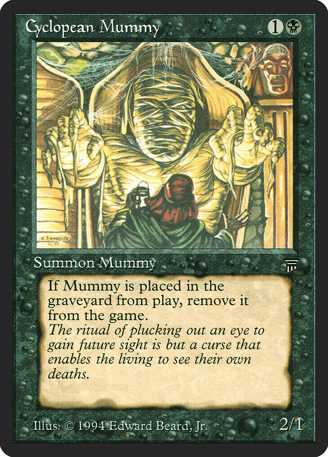 Cyclopean Mummy [Legends] Magic: The Gathering